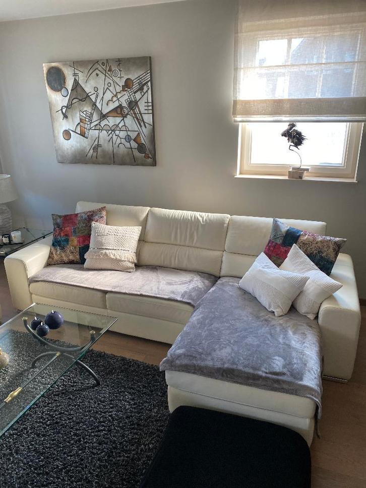 Salon de maroquinerie du Château d'Ax, Maison & Meubles, Canapés | Coins salons complets, Utilisé, Cuir, Enlèvement