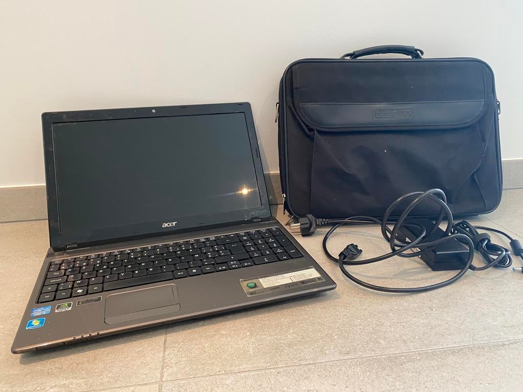 Défaut Acer Aspire 5750G — i5/GT630M — pièces, Informatique & Logiciels, Enlèvement ou Envoi, Ne fonctionne pas, Azerty, Avec carte vidéo