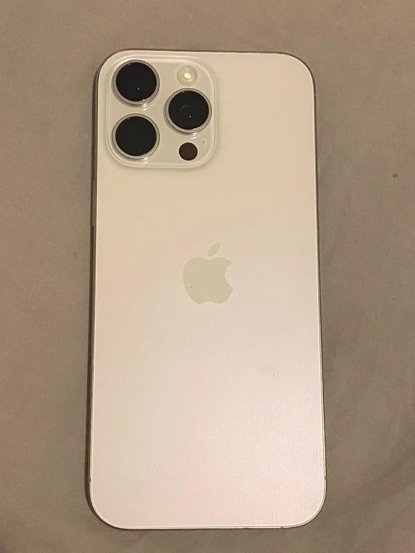 Iphone 16 pro max 1tb, Telecommunicatie, Mobiele telefoons | Apple iPhone, 86 %, Wit, Ophalen of Verzenden, Zo goed als nieuw