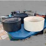 Grote dikke kunststof stapelbare bloembakken 12€/stuk, Kunststof, 40 cm of meer, Rond, Ophalen of Verzenden