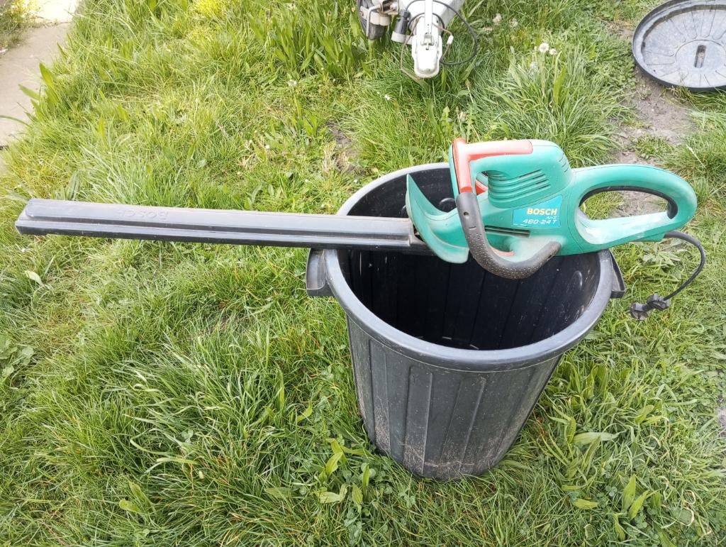 Taille haie Bosch 48 cm., Jardin & Terrasse, Enlèvement ou Envoi, Utilisé, Électrique, Bosh