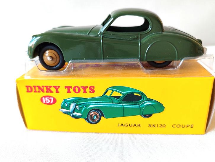 Dinky Atlas _ Jaguar XK120 _ ref. 157 (verte), Hobby & Loisirs créatifs, Voitures miniatures | 1:43, Comme neuf, Voiture, Dinky Toys