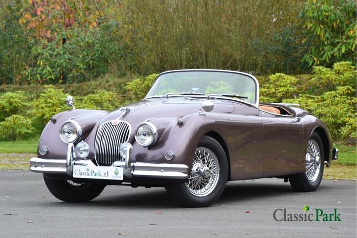 Jaguar XK150 3.4S OTS Overdrive (bj 1959), Auto's, Oldtimers, Bedrijf, Te koop, Lederen bekleding, Open dak, Jaguar, Benzine, Cabriolet