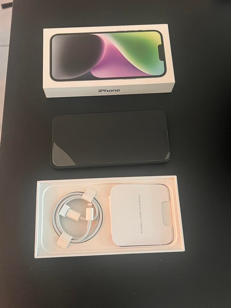 Iphone 14 plus 128gb, Telecommunicatie, Mobiele telefoons | Apple iPhone, 128 GB, 89 %, IPhone 14 Plus, Zwart