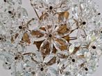 Grote Italiaanse plafondlamp, Murano-glas bloemen,1970, Ophalen of Verzenden