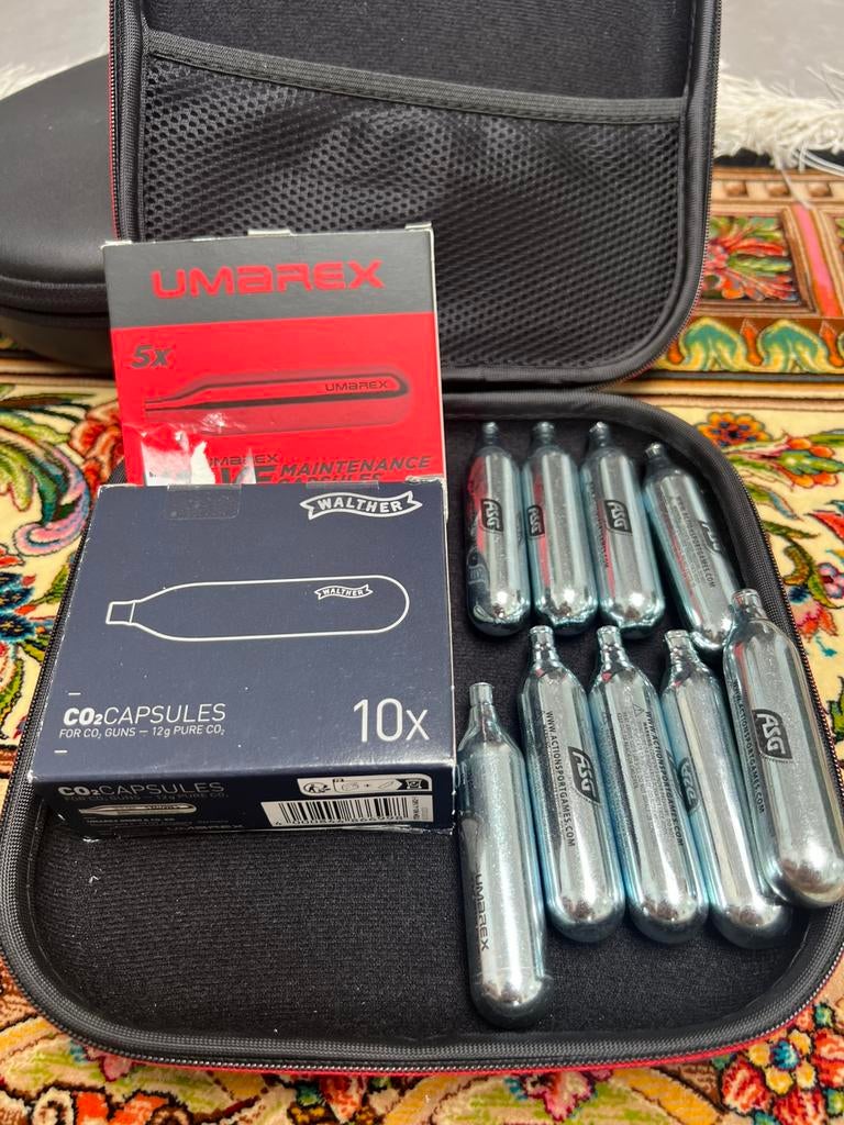 Co2 capsule-12gr (Walther, ASG, Umarex), Ophalen, Nieuw