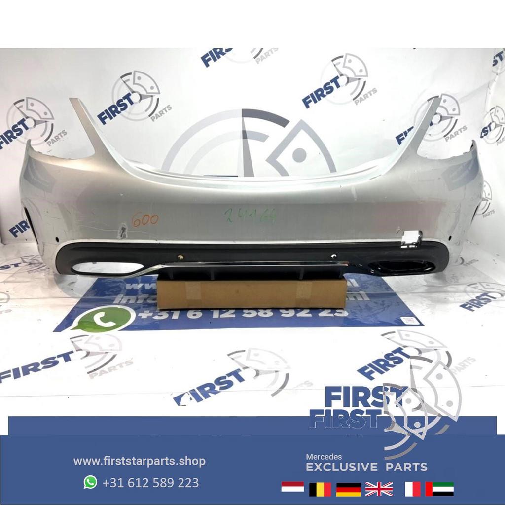 W205 FACELIFT AMG ACHTERBUMPER + DIFFUSER ORIGINEEL Mercedes, Gebruikt, -, Ophalen of Verzenden, Achter