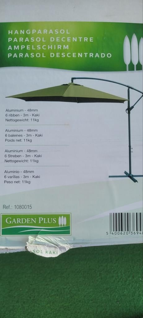 Parasol jamais servi, Ophalen