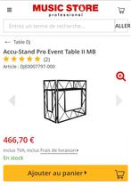 Accu-stand pro event table II mb, Musique & Instruments, Enlèvement, Comme neuf