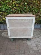 Oude metalen werkbank werktafel, Doe-het-zelf en Bouw, Ophalen