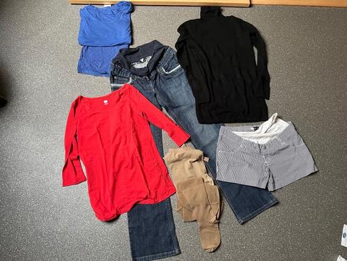 Zwangerschapskledij maat 36, XS, M (7stuks) (pakket of apart, Kleding | Dames, Zwangerschapskleding, Maat 36 (S), Blauw, Ophalen