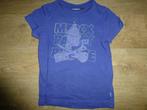 blauwe t-shirt MEXX maat 110 - 116, Enfants & Bébés, Vêtements enfant | Taille 110, Chemise ou À manches longues, Utilisé, Garçon
