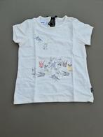 wit t-shirt met gestreepte meisjes, Filou & Friends, 128, Kinderen en Baby's, Ophalen of Verzenden, Zo goed als nieuw