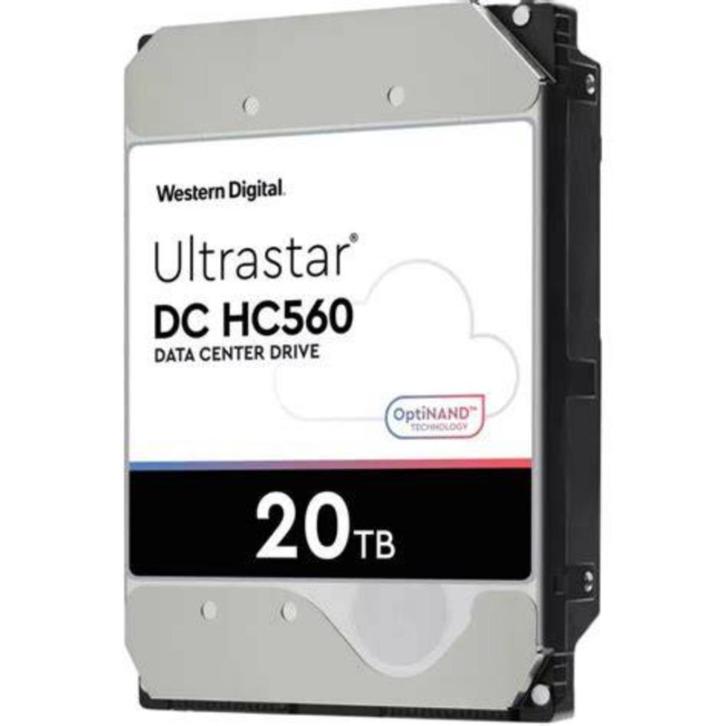 Western Digital Ultrastar DC HC560 3.5 20000 GB SATA, Computers en Software, Harde schijven, Nieuw, Desktop, Intern, HDD, SATA