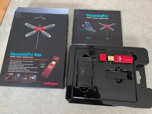 Audioquest Dragonfly Red, Audio, Tv en Foto, Converters, Zo goed als nieuw, Ophalen of Verzenden