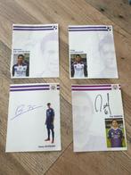 HANDTEKENINGEN VAN ANDERLECHT SPELERS !!!, Ophalen of Verzenden, Zo goed als nieuw