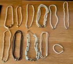 Set mooie parelkettingen, Handtassen en Accessoires, Kettingen, Ophalen of Verzenden, Gebruikt