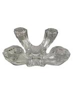 Bougeoir multiple en cristal – Val Saint Lambert – Signé, Enlèvement ou Envoi