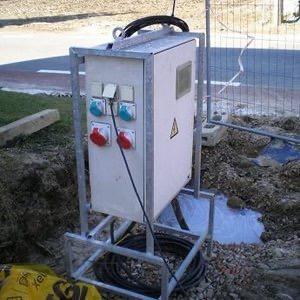 Werfkasten TE HUUR aan de beste prijzen!!, Doe-het-zelf en Bouw, Elektriciteit en Kabels, Zo goed als nieuw, Ophalen