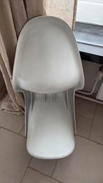 Witte stoelen, Huis en Inrichting, Stoelen, Ophalen, Kunststof, Gebruikt, Wit