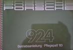 Porsche 924 nieuw instructieboekje 1983., Ophalen of Verzenden
