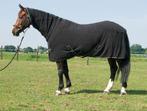 Harry's Horse Fleecedeken Deluxe met hals 150/195cm Zwart, Dieren en Toebehoren, Ophalen of Verzenden, Nieuw