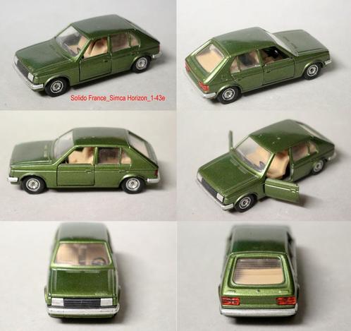 Véhicules_Solido France_lot de 3 voitures Talbot-Simca-Matra, Hobby & Loisirs créatifs, Voitures miniatures | 1:43, Comme neuf