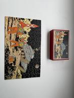 Kuifje puzzel hout - Mannen op de maan - Lombard - (1952), Ophalen of Verzenden, Kuifje