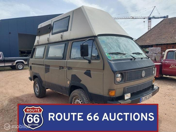 Volkswagen T3 Syncro 4x4 VR6 | 1992 | Route 66 Auctions, Auto's, Oldtimers, Bedrijf, Te koop, Volkswagen, Benzine, Overige carrosserie