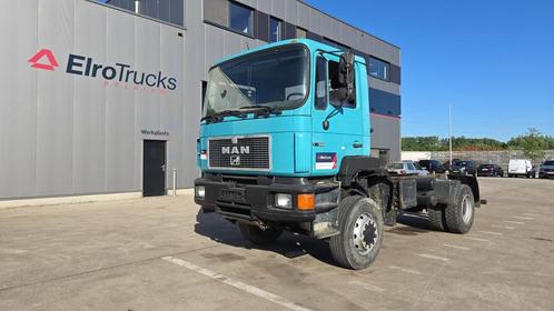 MAN 19.342 (4X4 / ALLRAD / AUXILAIRY / EURO 2 / FULL STEEL S, Auto's, Vrachtwagens, Bedrijf, Te koop, 4x4, ABS, Open dak, MAN