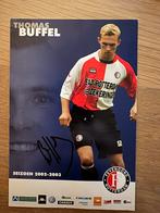gehandtekende kaart Thomas Buffel - Feyenoord 2002-2003, Verzamelen, Ophalen, Zo goed als nieuw, Spelerskaart