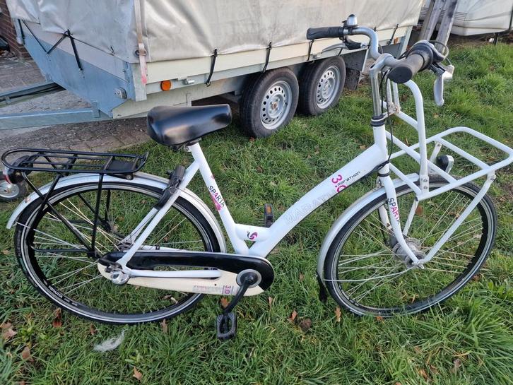 Damesfiets sparta marathon 28" 55 cm, Fietsen en Brommers, Fietsen | Dames | Damesfietsen, Gebruikt, Versnellingen, 53 tot 56 cm
