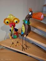 Metalen decoratieve vogels, Ophalen, Zo goed als nieuw, Metaal, Dierenbeeld