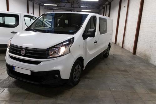 Vendu 194 Fourgon Fiat Talento 2.0 Mjet 120PK L2 DC 6 Place, Autos, Camionnettes & Utilitaires, Entreprise, Caméra de recul, Air conditionné