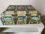 coffret / boite métallique GBC vintage Scènes médiévales, Verzamelen, Ophalen, Gebruikt, Koek(jes), Overige merken