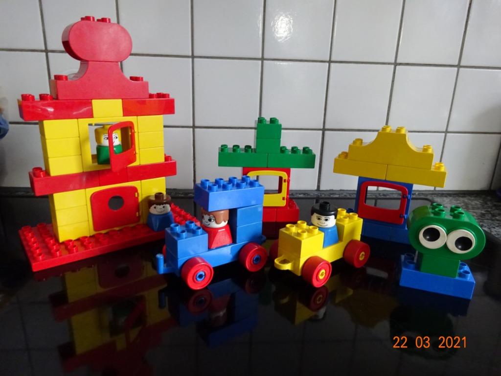 2375 LEGO Duplo Basic Set Town *VOLLEDIG*VINTAGE* 1984*, Enlèvement ou Envoi, Ensemble complet, Duplo
