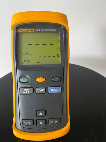 FLUKE 51-2 digitale thermometer 50Hz met 1 kanaal - 1281142 beschikbaar voor biedingen