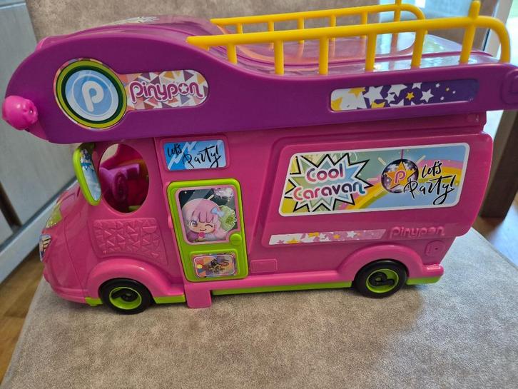 Pinypon Cool Caravan, Kinderen en Baby's, Speelgoed | Poppenhuizen, Zo goed als nieuw, Poppenhuis, Ophalen