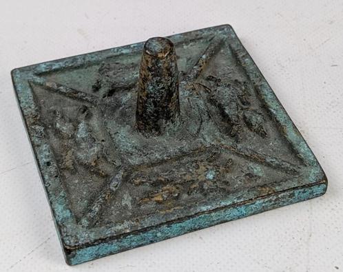 China Brons zegelstempel - 4 cm x 8cm, Antiek en Kunst, Antiek | Brons en Koper, Brons, Ophalen of Verzenden