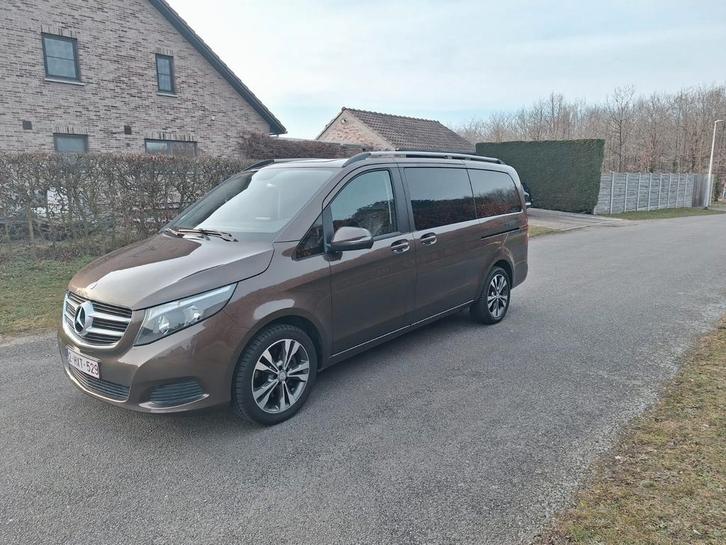 Mercedes v250 dubbel cabine lichte vracht, Auto's, Mercedes-Benz, Particulier, Achteruitrijcamera, Zetelverwarming, Trekhaak, Ophalen