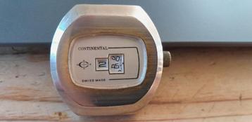 Vintage herenhorloge Continental Swiss made , werkend beschikbaar voor biedingen