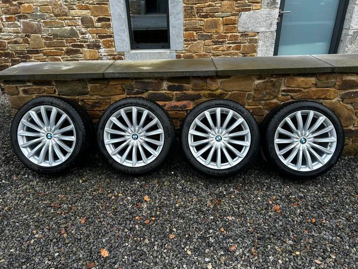 Jantes BMW 19“ + pneus hiver, Autos : Pièces & Accessoires, Pneus & Jantes, Pneus et Jantes, Pneus hiver, 19 pouces, 245 mm, Véhicule de tourisme