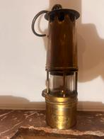 Ancienne lampe de mineurs au carbu, Antiquités & Art, Enlèvement ou Envoi