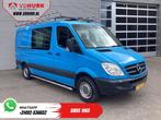 Mercedes-Benz Sprinter 313 2.2 CDI Aut. L2 DC Dubbel Cabine, Auto's, Automaat, Blauw, Mercedes-Benz, Diesel
