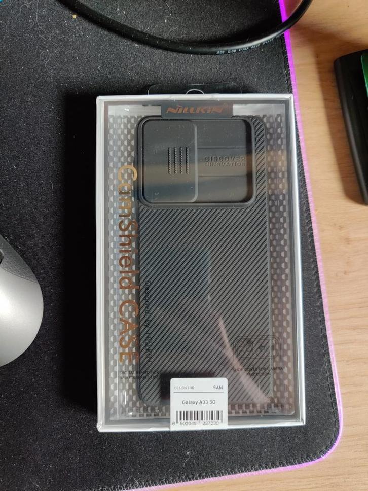 Samsung A33 5G hoesje, Telecommunicatie, Mobiele telefoons | Hoesjes en Screenprotectors | Samsung, Nieuw, Frontje of Cover, Overige modellen