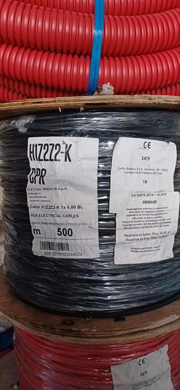 cable  solaire h1z2z2 k 6mm2 500m, Enlèvement, Neuf