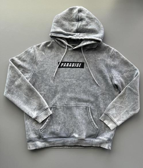 grijze hoodie Urban Threads, wash effect, maat M, unisex, Kleding | Dames, Truien en Vesten, Maat 38/40 (M), Ophalen