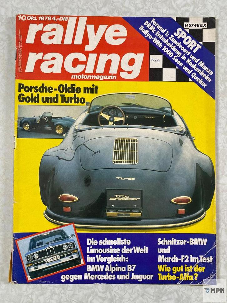 Rallye Racing Magazin #10 Oktober 1979 Deutsch, Boeken, Auto's | Folders en Tijdschriften, Gelezen, Ophalen of Verzenden