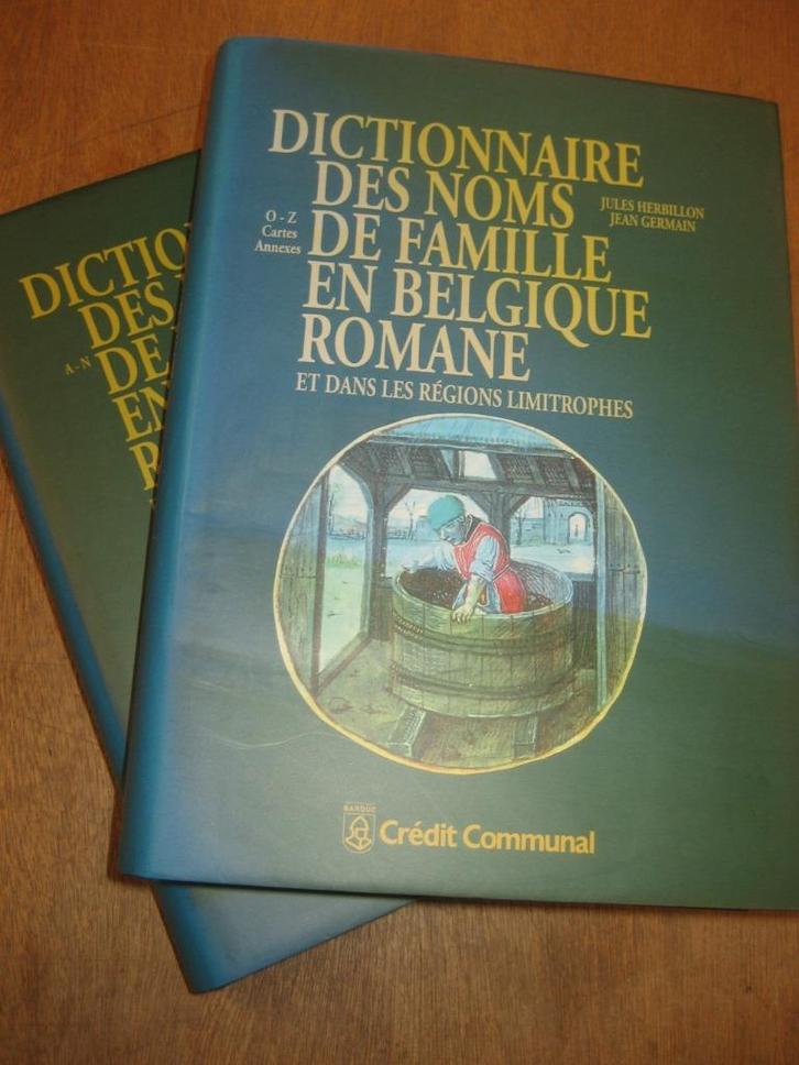 Dictionnaire des noms de famille en Belgique romane, Boeken, Studieboeken en Cursussen, Ophalen of Verzenden