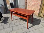 Vintage salontafel in mid-century – teak –  gerestaureerd, Antiek en Kunst, Ophalen